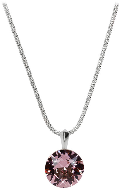 Troli Stříbrný náhrdelník Dentelle 13 mm Antique Pink