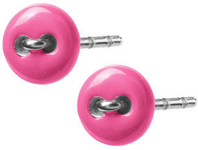 Tribal Náušnice Knoflíky ESSW30 PINK