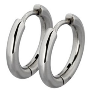 Tribal Ocelové náušnice kroužky ESS503_10 Steel