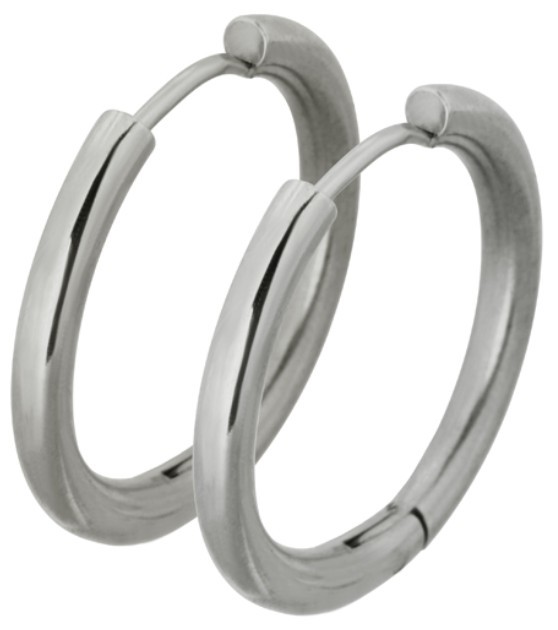 Tribal Ocelové náušnice kroužky ESS503_16 Steel
