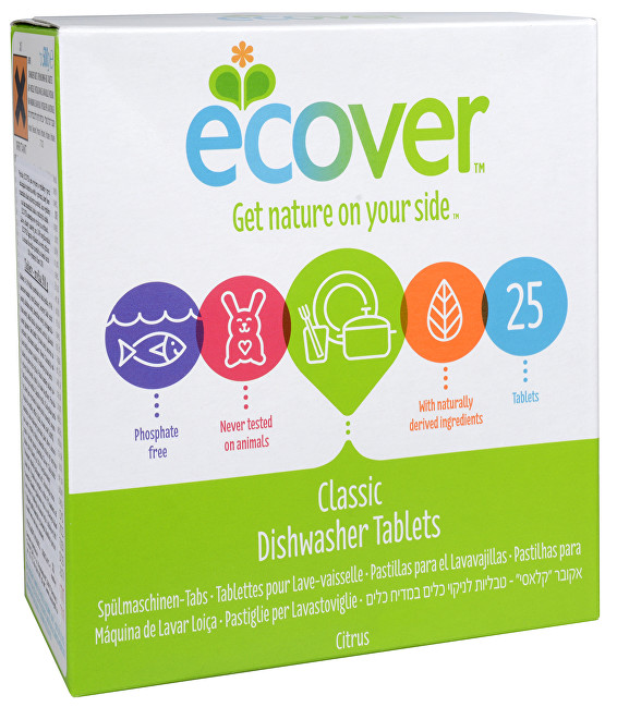 Ecover Tablety do myčky na nádobí 25 tbl.