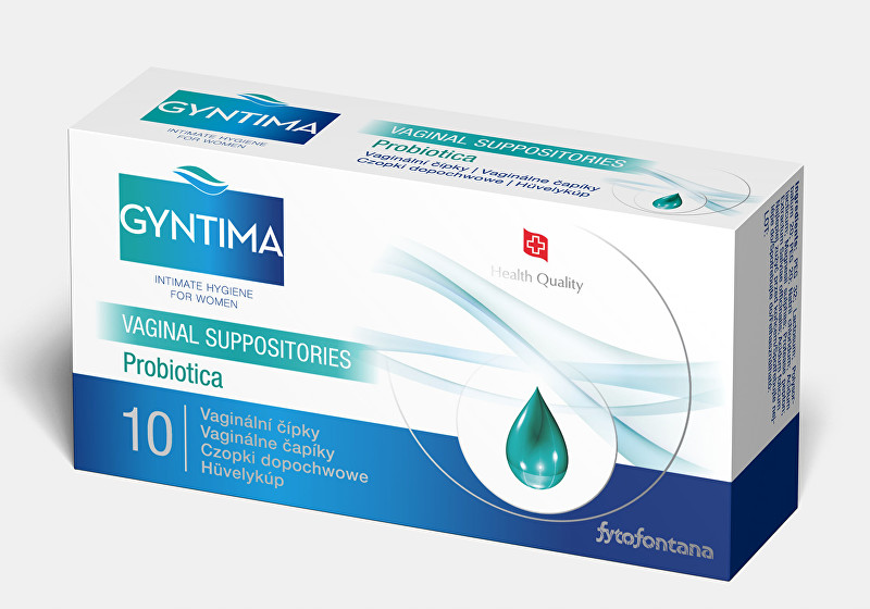Herb Pharma Gyntima Probiotica vaginální čípky 10 ks