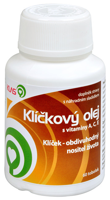 Zobrazit detail výrobku Klas Klíčkový olej s vitamíny A, C, E, 60 tablet Zobrazit detail výrobku Klas Klíčkový olej s vitamíny A, C, E, 60 tablet