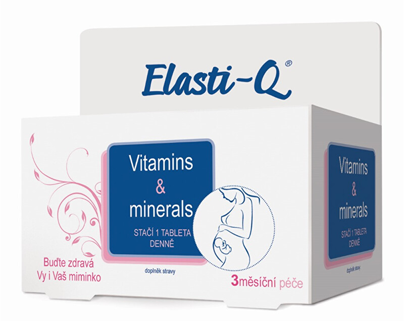 Zobrazit detail výrobku Simply You Elasti-Q Vitamins & Minerals s postupným uvolňováním 90 tbl. Zobrazit detail výrobku Simply You Elasti-Q Vitamins & Minerals s postupným uvolňováním 90 tbl.
