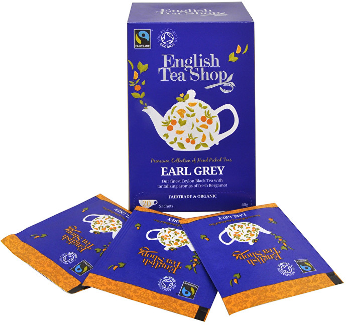 English Tea Shop Černý čaj Earl Grey s bergamotem 20 sáčků