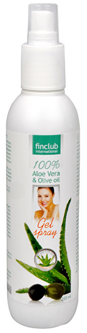 Finclub Gel spray Aloe vera & olivový olej 200 ml