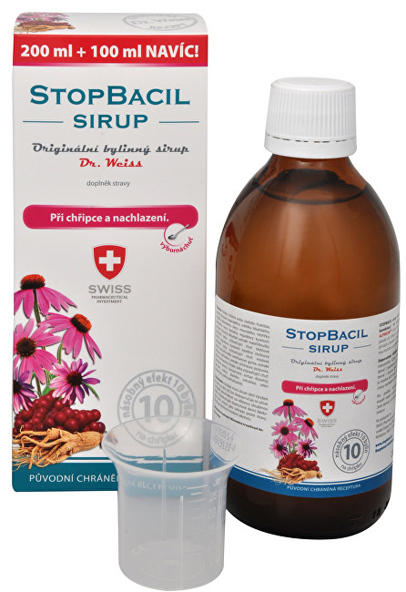 Simply You StopBacil sirup Dr. Weiss 200 ml + 100 ml ZDARMA