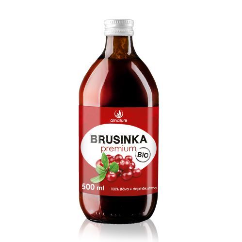 Allnature Brusinka Premium - 100% Bio šťáva 500 ml