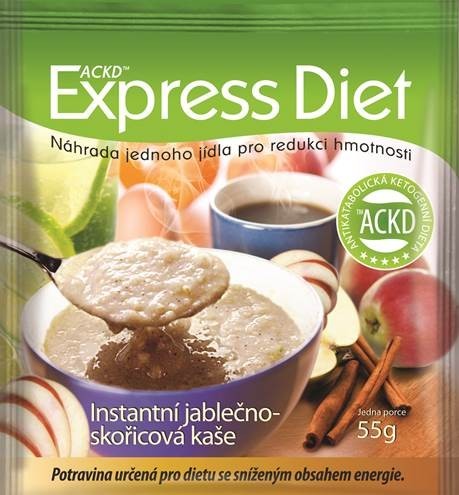 Good Nature Express Diet - instantní kaše Jablečno-skořicová 55 g