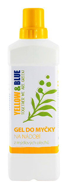 Yellow & Blue Gel do myčky na nádobí z mýdlových ořechů 1 l