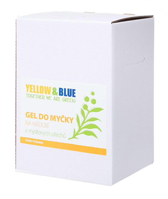 Yellow & Blue Gel do myčky na nádobí z mýdlových ořechů 5 l