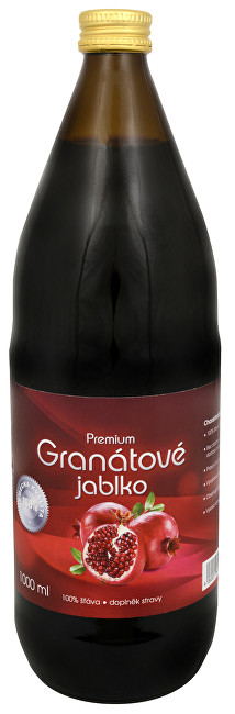 Allnature Granátové jablko Premium - 100% šťáva 1000 ml