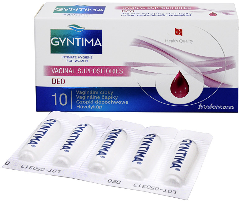 Herb Pharma Gyntima vaginální čípky DEO 10 ks
