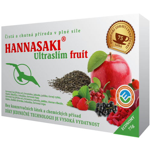 Phoenix Division Hannasaki UltraSlim - čajová směs 3 x 25 g Fruit