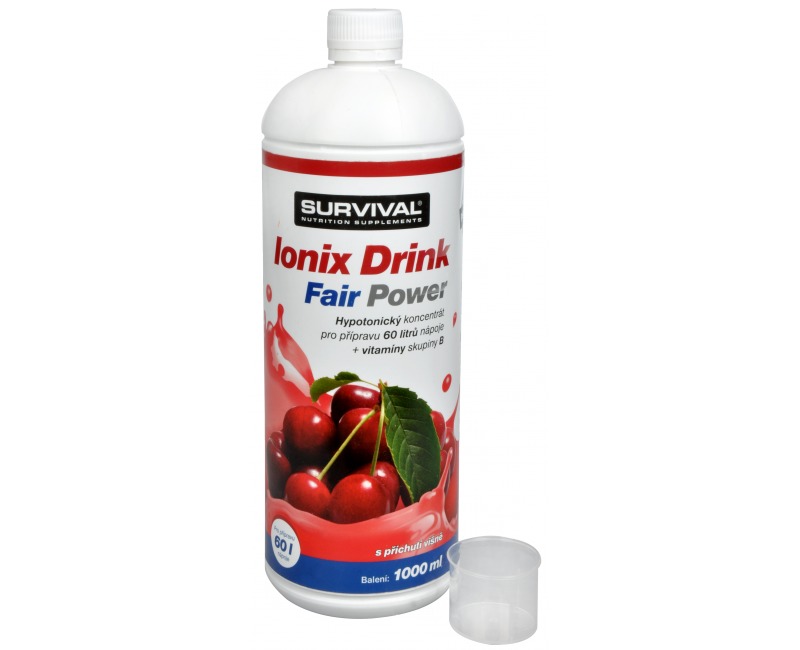 Survival Ionix Drink Fair Power 1000 ml Ionix Drink Fair Power Višeň
