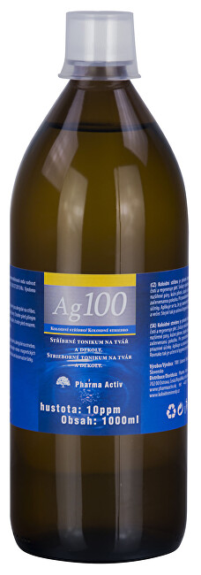 Zobrazit detail výrobku Pharma Activ Koloidní stříbro Ag100 (10ppm) 1000 ml Zobrazit detail výrobku Pharma Activ Koloidní stříbro Ag100 (10ppm) 1000 ml