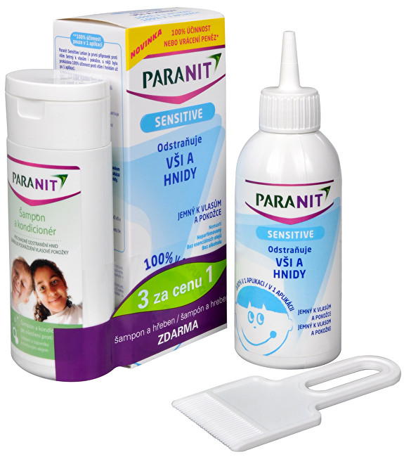 Zobrazit detail výrobku OMEGA PHARMA Paranit Sensitive Lotion 150 ml + šampon 100 ml + hřeben dárková sada Zobrazit detail výrobku OMEGA PHARMA Paranit Sensitive Lotion 150 ml + šampon 100 ml + hřeben dárková sada