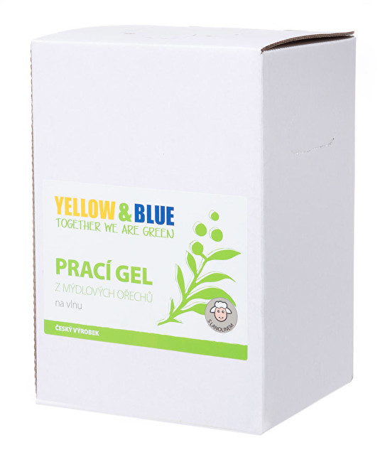 Zobrazit detail výrobku Yellow & Blue Prací gel z mýdlových ořechů na vlnu a jemné prádlo 5 l Zobrazit detail výrobku Yellow & Blue Prací gel z mýdlových ořechů na vlnu a jemné prádlo 5 l