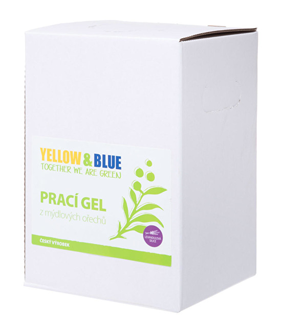 Yellow & Blue Prací gel z mýdlových ořechů s levandulovou silicí 5 l