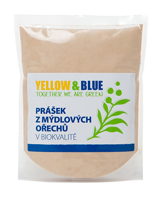 Zobrazit detail výrobku Yellow & Blue Prášek z mýdlových ořechů v bio kvalitě PE sáček 0,5 kg Zobrazit detail výrobku Yellow & Blue Prášek z mýdlových ořechů v bio kvalitě PE sáček 0,5 kg