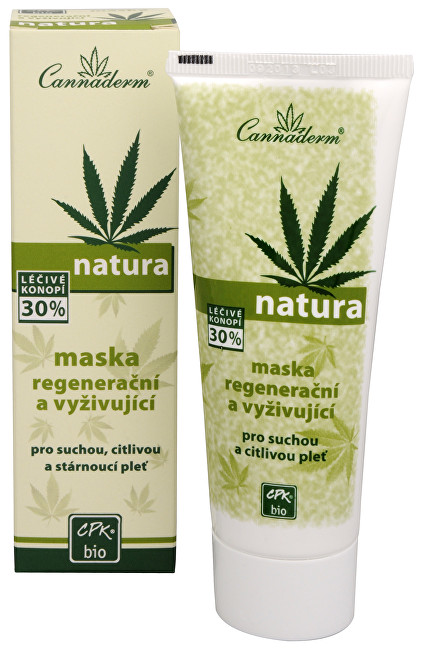 Cannaderm Regenerační a vyživujicí maska Natura 75 g