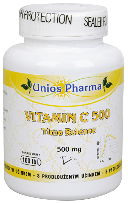 Unios Pharma Vitamín C 500 mg Time Release 100 tbl.