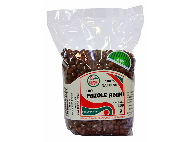 Zobrazit detail výrobku Sunfood Bio Azuki 300 g Zobrazit detail výrobku Sunfood Bio Azuki 300 g