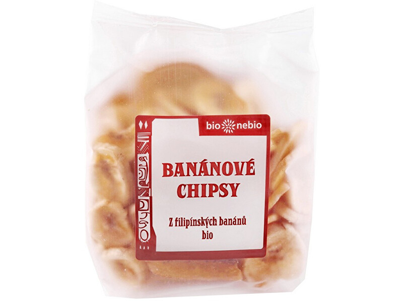Bio nebio s. r. o. Bio Banánové chipsy 150g