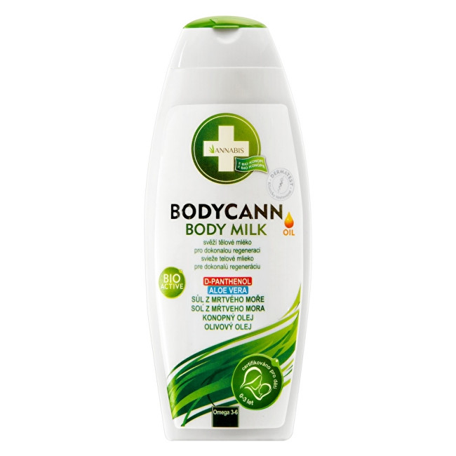 Annabis Bodycann přírodní tělové mléko 250 ml