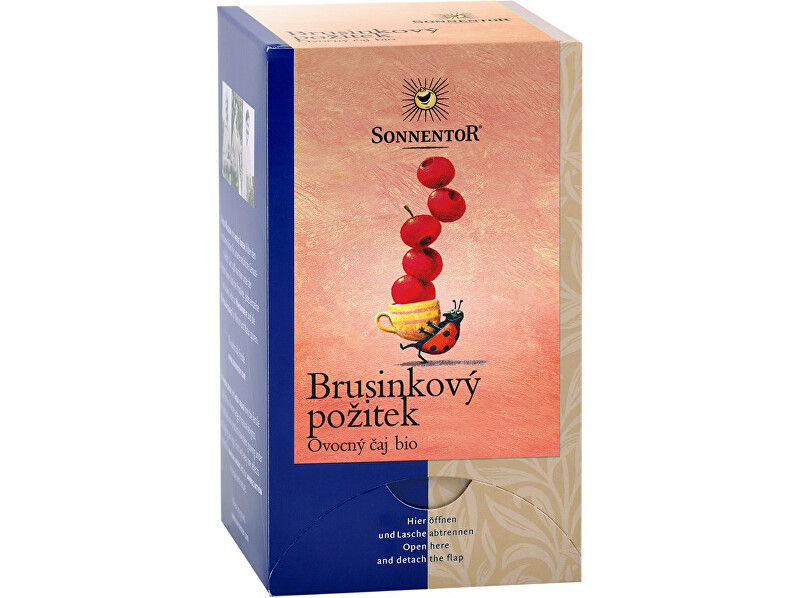 Sonnentor Bio Brusinkový požitek čaj porc. dvoukomorový 50,4g (18sáčků)