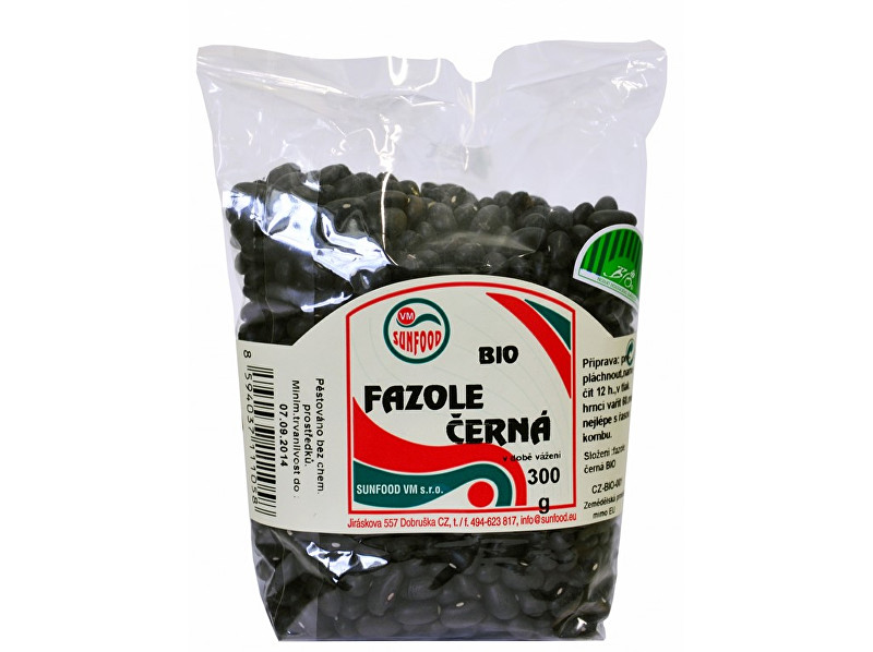 Zobrazit detail výrobku Sunfood Bio Černá fazole 300 g Zobrazit detail výrobku Sunfood Bio Černá fazole 300 g