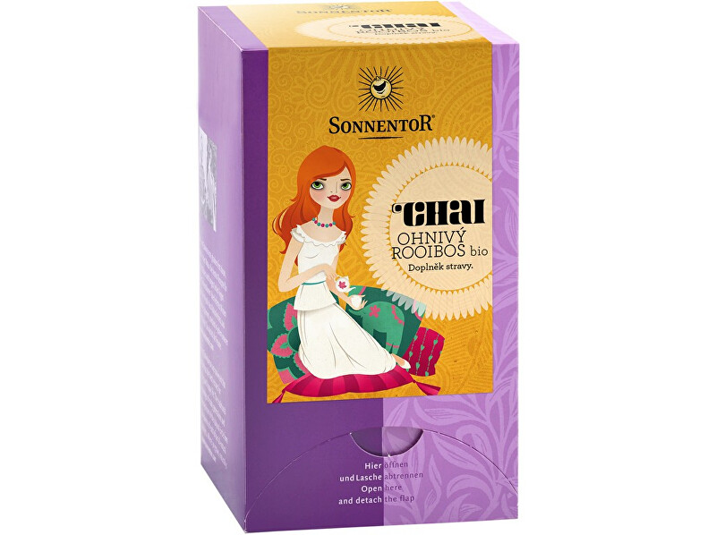 Zobrazit detail výrobku Sonnentor Bio Chai - ohnivý rooibos 36g dvoukomorový Zobrazit detail výrobku Sonnentor Bio Chai - ohnivý rooibos 36g dvoukomorový
