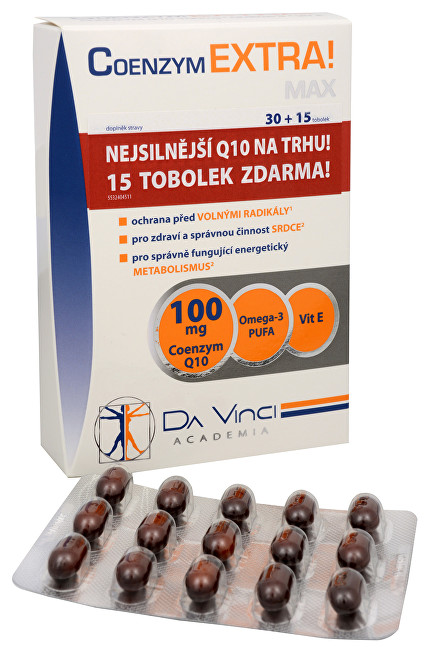 Simply You Coenzym Extra! Max 100 mg 30 tob. + 15 tob. ZDARMA
