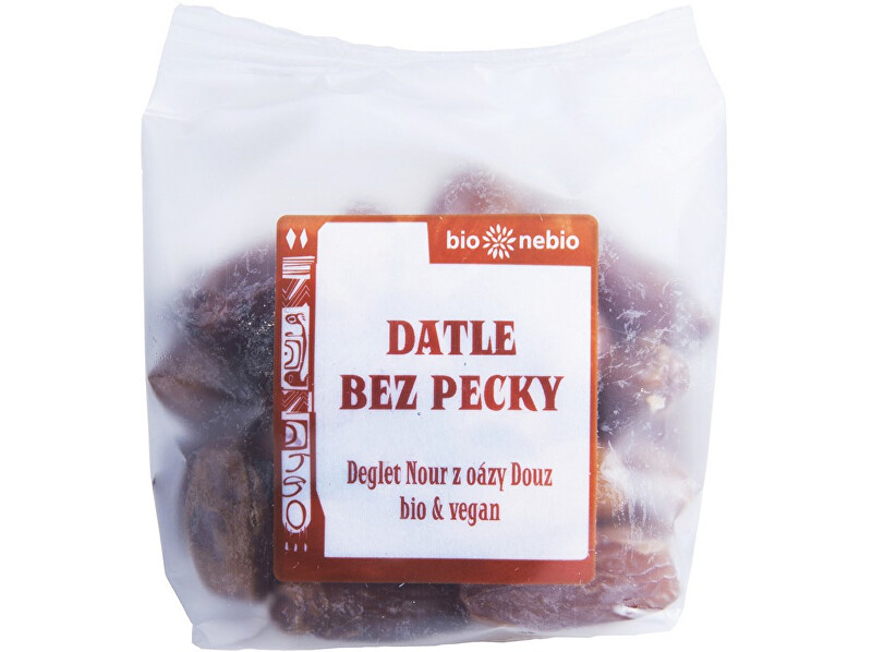 Bio nebio s. r. o. Bio datle vypeckované 200g
