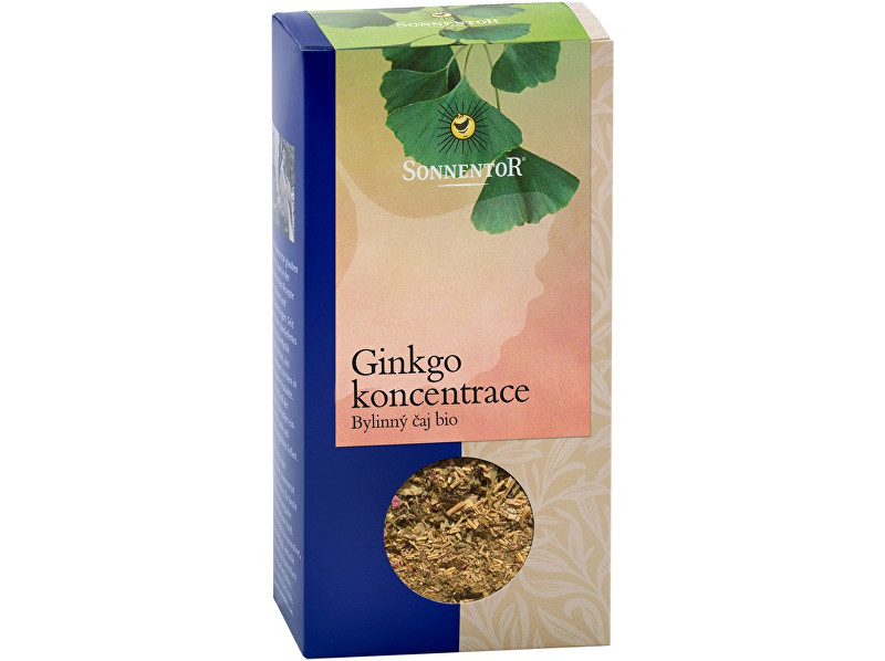 Zobrazit detail výrobku Sonnentor Bio Ginkgo - koncentrace, zelený čaj syp. s bylinkami 50g Zobrazit detail výrobku Sonnentor Bio Ginkgo - koncentrace, zelený čaj syp. s bylinkami 50g