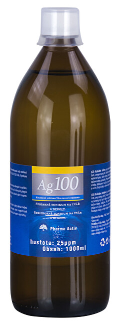 Zobrazit detail výrobku Aurum Koloidní stříbro Ag100 (25ppm) 1000 ml Zobrazit detail výrobku Aurum Koloidní stříbro Ag100 (25ppm) 1000 ml