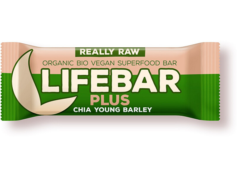 Zobrazit detail výrobku Lifefood Bio tyčinka Lifebar Plus chia semínka a mladý ječmen 47g Zobrazit detail výrobku Lifefood Bio tyčinka Lifebar Plus chia semínka a mladý ječmen 47g