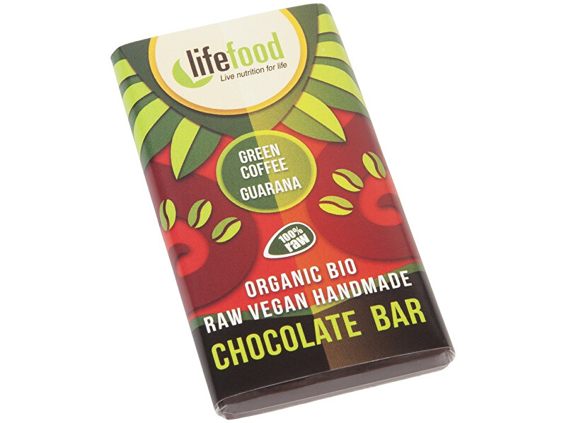 Zobrazit detail výrobku Lifefood Bio Lifefood mini čokoládka se zelenou kávou a guaranou 15g Zobrazit detail výrobku Lifefood Bio Lifefood mini čokoládka se zelenou kávou a guaranou 15g