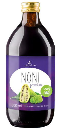 Allnature Noni Premium - 100% Bio šťáva 1000 ml