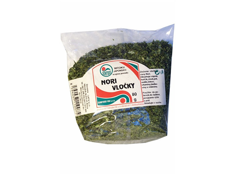 Sunfood Nori - green vločky 80 g