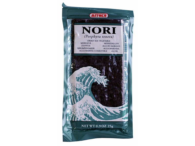 Zobrazit detail výrobku Mitoku Nori plátky mořské řasy 25 g Zobrazit detail výrobku Mitoku Nori plátky mořské řasy 25 g