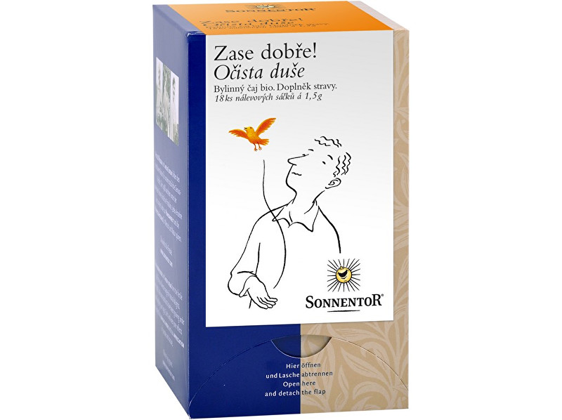 Zobrazit detail výrobku Sonnentor Bio Očista duše - bylinný porc.čaj dvoukomorový 27g Zobrazit detail výrobku Sonnentor Bio Očista duše - bylinný porc.čaj dvoukomorový 27g