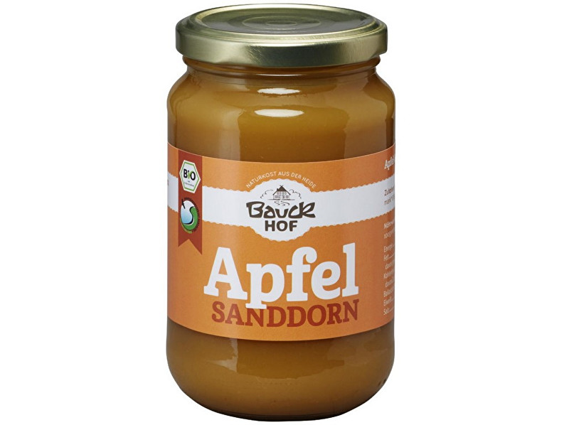 Zobrazit detail výrobku Bauck hof Bio Ovocné pyré Jablko+Rakytník - neslazené 360 g Zobrazit detail výrobku Bauck hof Bio Ovocné pyré Jablko+Rakytník - neslazené 360 g