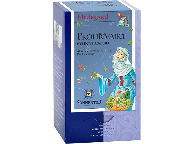 Zobrazit detail výrobku Sonnentor Bio Prohřívací čaj Hildegarda - bylinný čaj porc. s kořením 23,4g dárkový (20sáčků) Zobrazit detail výrobku Sonnentor Bio Prohřívací čaj Hildegarda - bylinný čaj porc. s kořením 23,4g dárkový (20sáčků)