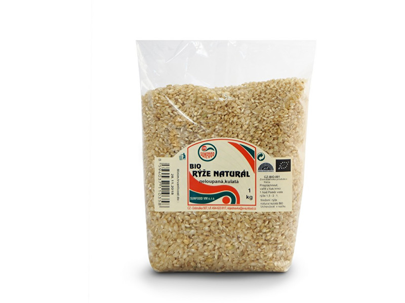 Sunfood Bio Rýže natural krátká 1 kg