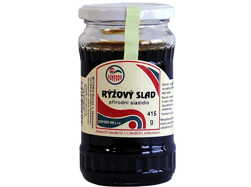 Zobrazit detail výrobku Sunfood Rýžový slad 415g Zobrazit detail výrobku Sunfood Rýžový slad 415g