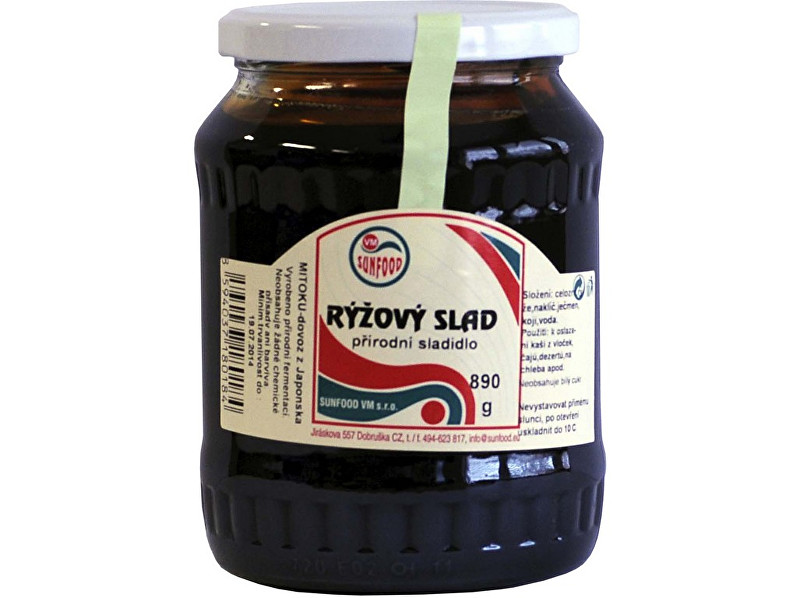 Zobrazit detail výrobku Sunfood Rýžový slad 890g Zobrazit detail výrobku Sunfood Rýžový slad 890g