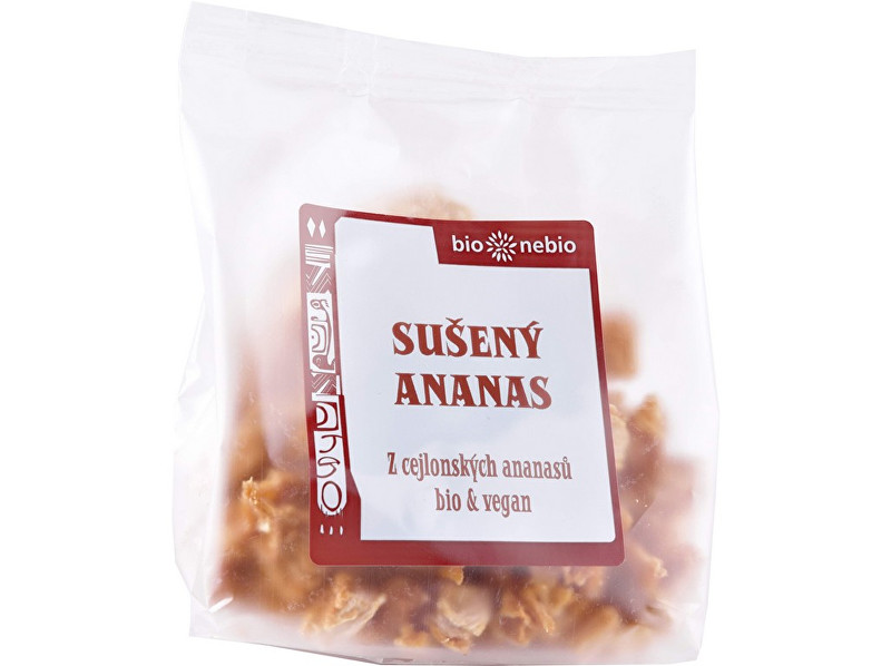Zobrazit detail výrobku Bio nebio s. r. o. Bio sušený ananas kousky 80g Zobrazit detail výrobku Bio nebio s. r. o. Bio sušený ananas kousky 80g