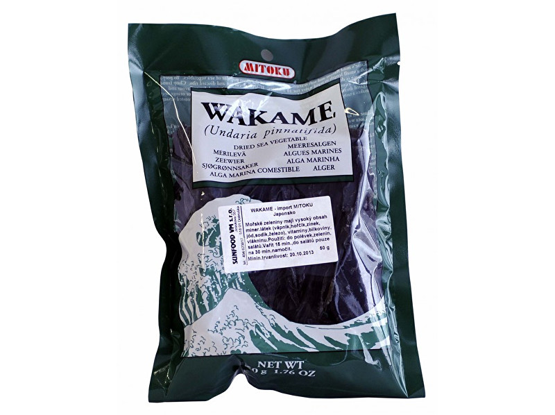 Zobrazit detail výrobku Sunfood Wakame 50 g Zobrazit detail výrobku Sunfood Wakame 50 g