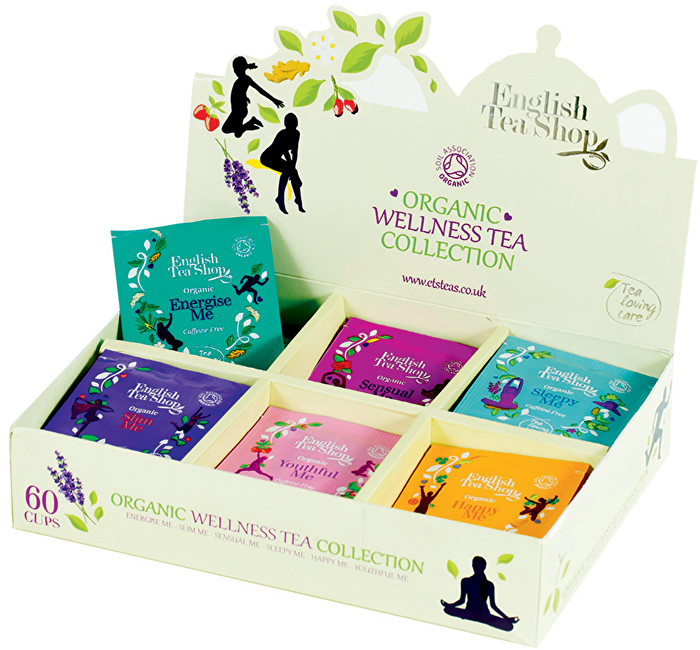English Tea Shop Wellness kolekce 6 druhů čajů 60 sáčků